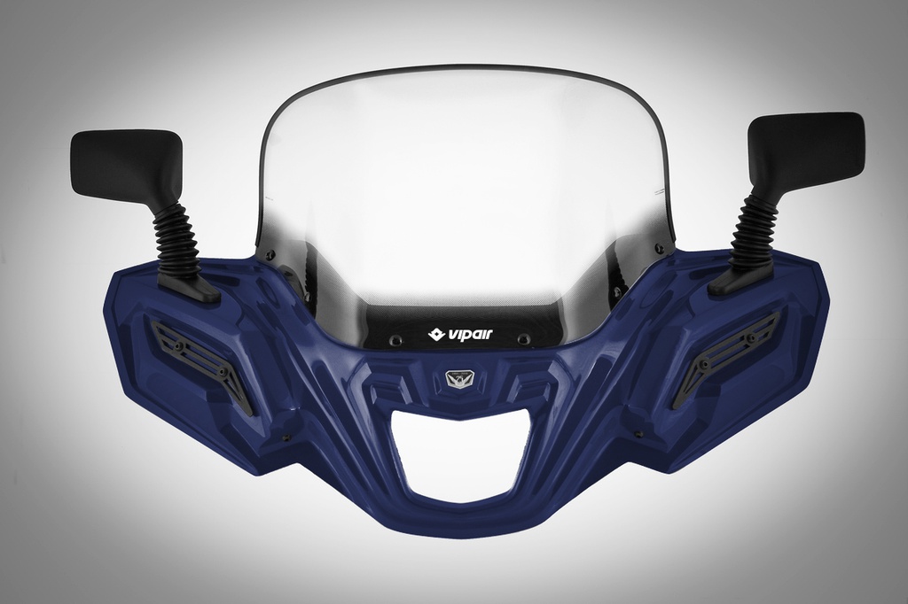 ATV Windshield VIPAIR for Suzuki Kingquad 500/750 Great Blue